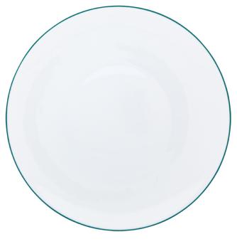 Assiette à  diner bleu paon - Raynaud